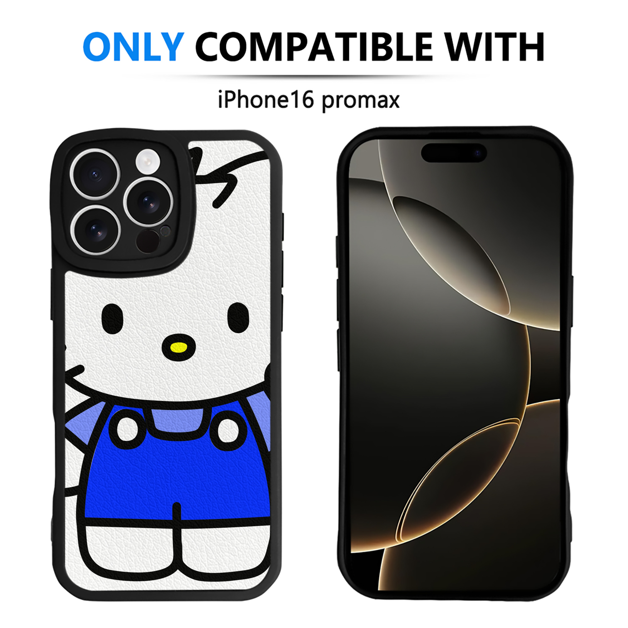 （画像用） Hello Kitty ハローキティ 【iPhone 16シリーズ対応】シリコンスマホケース（レザー調） 材質：シリコン
